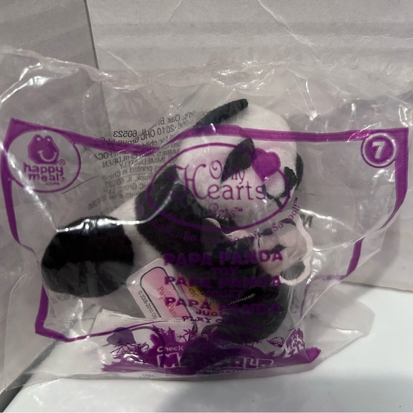 Lot of 4 McDonald Happy Meal plush toys (cat, penguin, panda and bear) - Picture 5 of 14